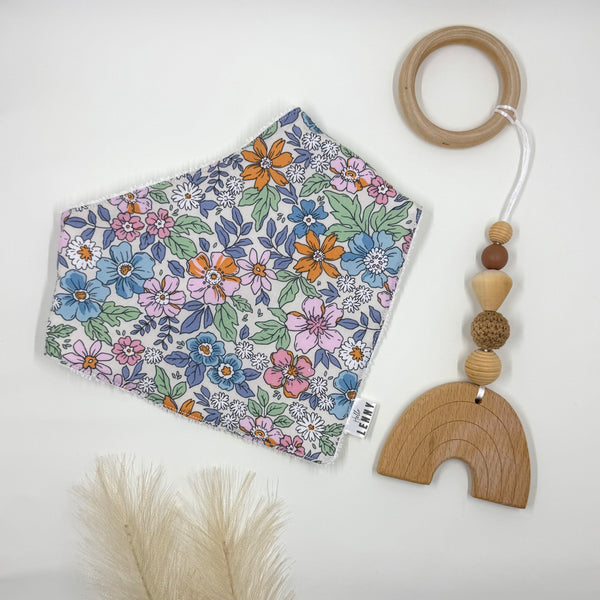 Garden Floral Bandana Bib