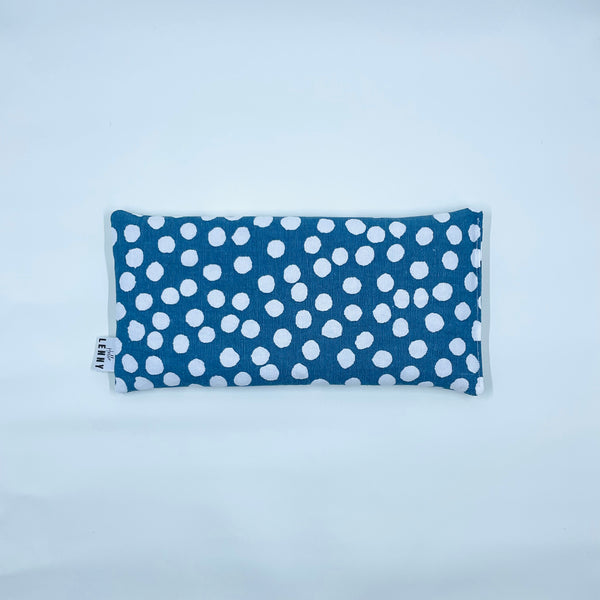 Blue Polka Dot Eye Pillow